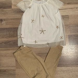 Starfish sequin outfit